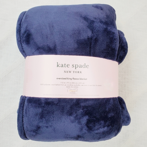 kate spade Other - New Kate Spade Oversized Fleece King Blanket